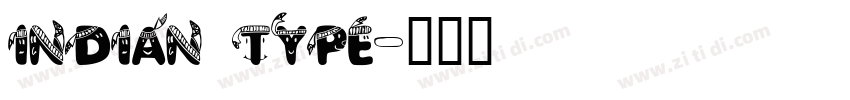 indian type字体转换